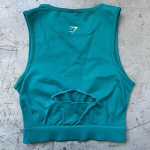Gymshark Women's Tank Top Seamless Teal Green